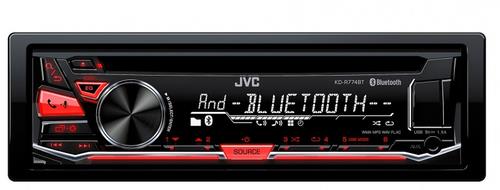 JVC Autoradio JVC KD-R774BT bluetooth 40 W nero con led rossi